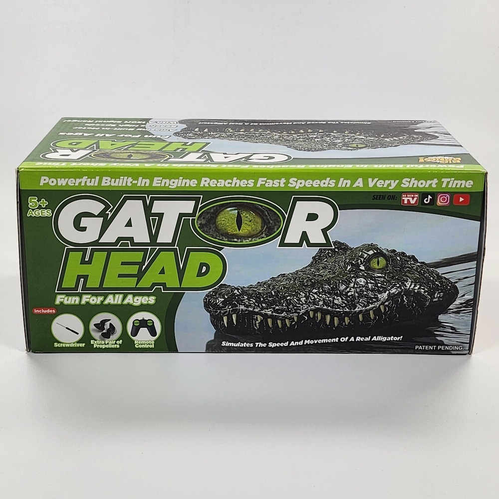Remote Control Alligator Head Boat for Kids and Adults